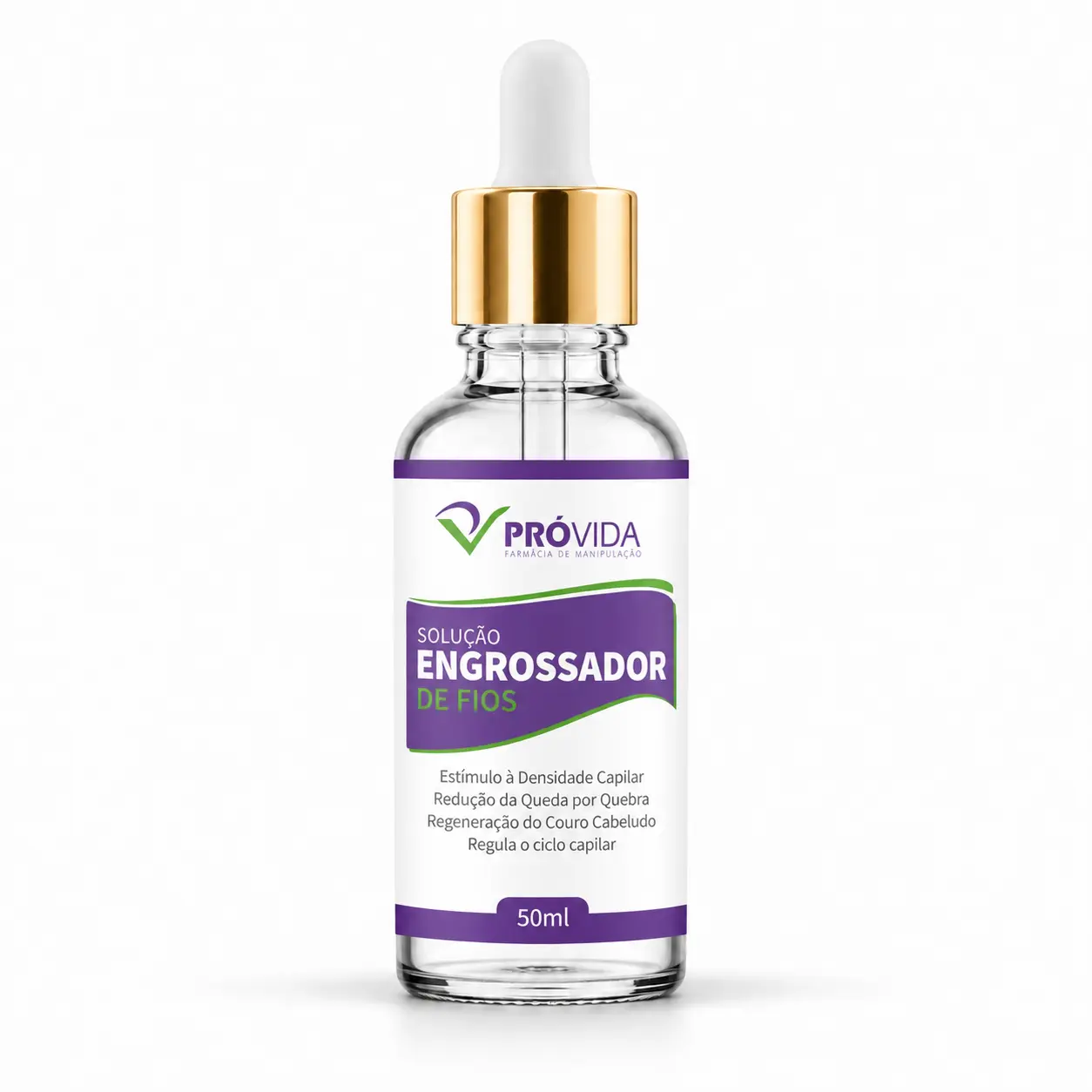 SOLUÇÃO ENGROSSADOR DE FIOS 50 ML - Pró Vida Farma